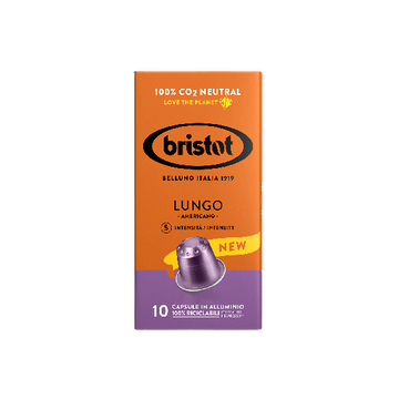 Bristot Lungo Americano 10 capsule compatibile Nespresso, capsule Bristot, capsule nespresso Bristot, capsule compatibile Nespresso, capsule nespresso, lavazza nespresso, Lavazza Lungo Avvolgente capsule Nespresso, cafea capsule lavazza, capsule nespresso