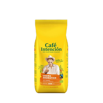 cafea fairtrade, cafea fair trade, cafea boabe bio, Intencion Caffe Crema BIO Fairtrade 1kg cafea boabe