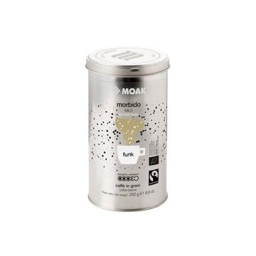 Caffe Moak Morbido Funk, cafea, cafea boabe, cafea arabica boabe, cafea robusta boabe, cafea aromata, cafea moak aromata, cafea moak, cafea moak italia, cafea boabe italieneasca, espresso, cafea boabe 250g