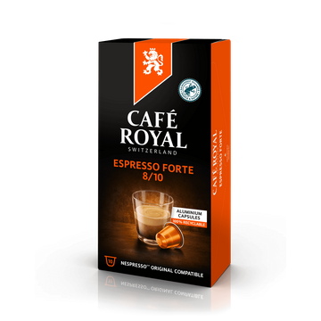 capusle, capsule nespresso, capusle cafe royal, nespresso, cafea nespresso, Cafe Royal Espresso Forte 10 capsule compatibile Nespresso
