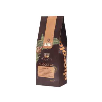 Cafe Sati Chocolate 500g cafea boabe, Cafe sati boabe, Cafe Sati cafea boabe, cafea Sati Chocolate, cafea Cafe Sati boabe, cafea boabe 500g, cafea Cafe Sati 500g, cafea boabe parfumata, cafea boabe cremoasa, cafea aromata, espresso, cafea espressor