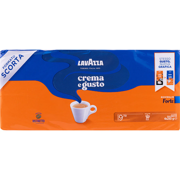 Lavazza Crema e Gusto Forte 250g cafea macinata, cafea Lavazza macinata, cafea lavazza macinata, 12.80lei, Arabica macinata, Arabica, cafea lavazza macinata, qualita oro, qualita oro macinata, qualita oro pret, qualita d'oro, Lavazza Qualita Oro cafea boa
