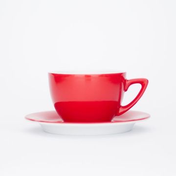 Capri Cappuccino Grande cesti rosii cu farfurii 6buc