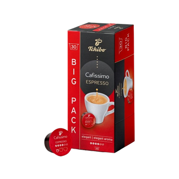 Pachet capsule Tchibo Cafissimo Espresso Elegant Aroma 30 buc., Capsule Tchibo Cafissimo Espresso Elegant Aroma, capsule, capsule tchibo, tchibo, cafea, cafea capsule, capsule cafea tchibo, cafissimo