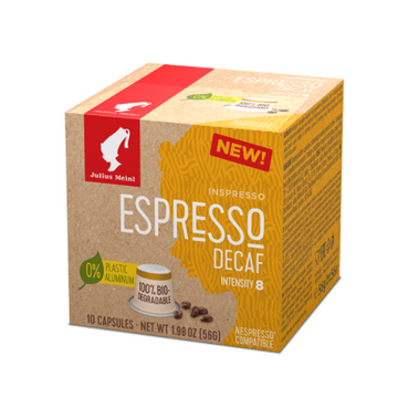 Julius Meinl Espresso Decaf capsule compatibile Nespresso