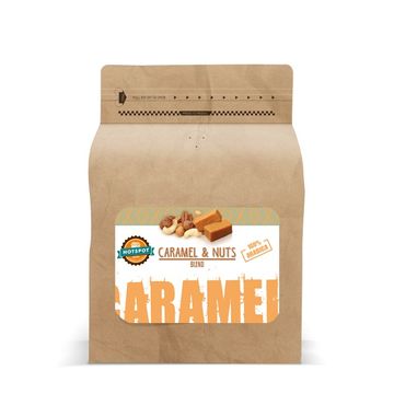 Hotspot Caramel & Nuts Blend 250g cafea proaspat prajita, cafea origine, cafea specialitate, cafea premium, cafea aromata, cafea proaspat prajita