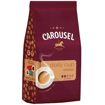 cafea boabe, cafea boabe carousel, carousel daily cup, carousel daily cup espresso,  Carousel Daily Cup Espresso cafea boabe 1kg, Carousel Daily Cup Crema cafea boabe 1kg
