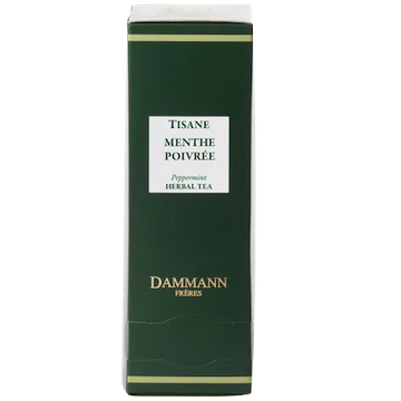 ceai menta, ceai, ceai dammann, Dammann Tisane Menthe Poivree infuzie plante 24 pliculete este un ceai din plante aromatizat, ceai aromat