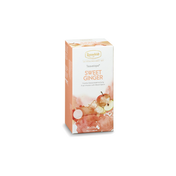 Ronnefeldt Teavelope Sweet Ginger infuzie fructe 25 pliculete, ceai Ronnfeldt Teavelope, ceai 25 plicuri, ceai fructe pliculete, infuzie fructe, ceai verde, ceai negru, ceai messmer profiline plante, ceai messmer profiline fructe de padure