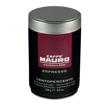 Mauro Centopercento cafea macinata cutie metalica 250g