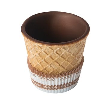 Chocup Cesti crocante de napolitane mari invelite in ciocolata belgiana 12 buc.