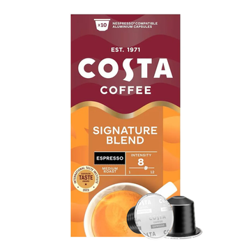 Costa Signature Espresso, Costa Signature Blend Espresso 10 capsule compatibile Nespresso, capsule nespresso, capsule costa nespresso, costa nespresso, cafea nespresso, cafea capsule, cafea costa