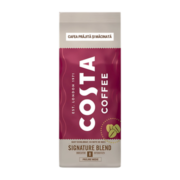 Costa Signature Blend Medium Roast cafea macinata 200g, Costa Signature Blend Dark Roast cafea macinata 200g, Costa Colombian Roast cafea macinata 200g, Costa Signature Blend Medium Roast cafea boabe 500g, cafea macinata, cafea, cafea costa, costa coffee 