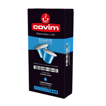 Covim Suave 10 capsule aluminiu compatibile Nespresso