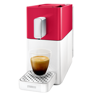 Cremesso Easy Red-Shell White espressor capsule automat + capsule cadou