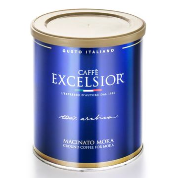 Excelsior Gusto Italiano 250g cafea macinata cutie metalica