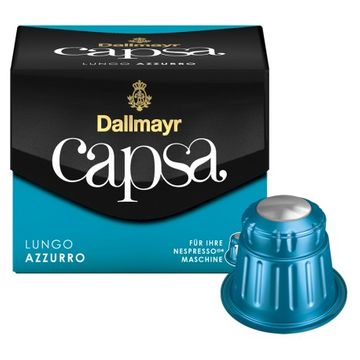 Dallmayr Capsa, dallmayr capsa lungo, dallmayr lungo Azzuro, capsule compatibile Nespresso, capsule nespresso, dallmayr nespresso
