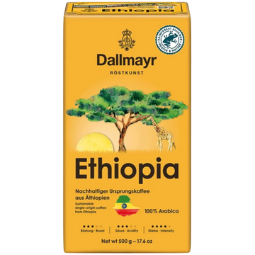Dallmayr Ethiopia UTZ 500g cafea macinata, dallmayr etiopia, dallmayr ethiopia, cafea ethiopia, cafea dallmayr macinata, cafea dallmayr, cafea macinata etiopia, dallmayr boabe, dallmayr macinata, espresso dallmayr