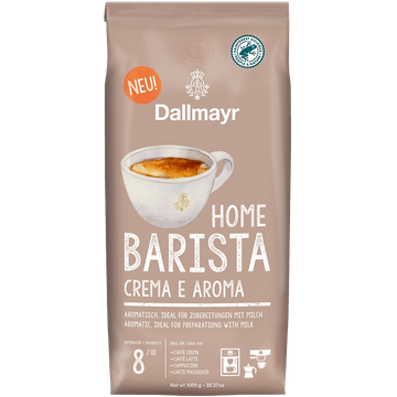 Dallmayr Home Barista Crema e Aroma 1kg cafea boabe, Dallmayr Home Barista Caffe Crema Forte 1kg cafea boabe, dallmayr home barista, dallmayr caffe crema, dallmayr home barista forte, cafea dallmayr, cafea boabe 500g, cafea prodomo, cafea, dallmayr, cafea
