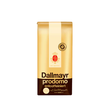 cafea decaf, cafea decofeinizata, cafea boabe decaf, cafea boabe decofeinizata, dallmayr decaf, Dallmayr Prodomo Decaf 500g cafea boabe