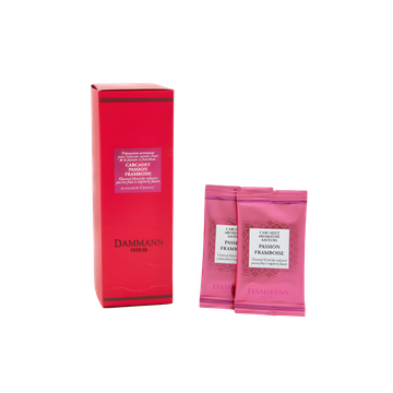 Dammann Passion Framboise ceai fructe cutie 100g, ceai, pliculete ceai, ceai dammann, ceai premium, pliculete dammann