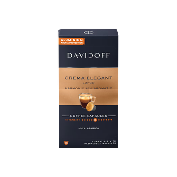 Davidoff Crema Elegant 10 capsule cafea aluminiu compatibile Nespresso, capsule nespresso, cafea nespresso, davidoff capsule, capsule davidoff nespresso, davidoff fine aroma capsule, cafea nespresso davidoff, capsule cafea, capsule cafea aluminiu, capsule