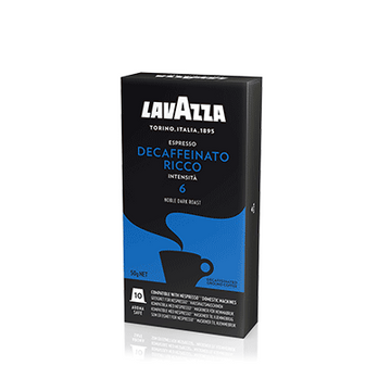 Lavazza Espresso Decaffeinato Ricco 10 capsule compatibile Nespresso