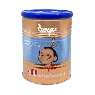 cafea Passalacqua, Passalacqua Deup Decofeinizata cafea macinata 250gr cutie metalica, Passalacqua Deup, cafea Passalacqua decofeinizata, cafea 250g, cafea macinata 250g, cafea Passalacqua decofeinizata 250g, passalacqua