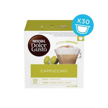 Nescafe Dolce Gusto Cappuccino 30 capsule, Dolce Gusto Cappuccino, capsule dolce gusto cappuccino, pachet cappuccino dolce gusto, nescafe dolce gusto, dolce gusto, capsule ieftine dolce gusto, capsule nescafe, aparat capsule, Nescafe Dolce Gusto Cortado X