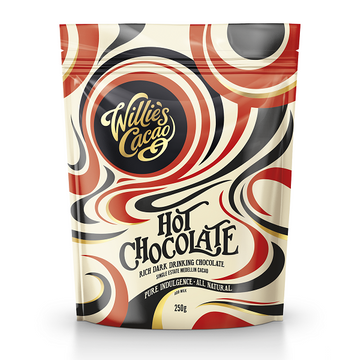 Willie's Cacao Hot Dark Chocolate single estate Medellin Colombia 250g