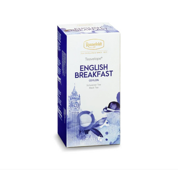 Ronnefeldt Teavelope English Breakfast ceai negru 25 pliculete, ceai Ronnfeldt Teavelope, ceai 25 plicuri, ceai fructe pliculete, infuzie fructe, ceai verde, ceai negru, ceai messmer profiline plante, ceai messmer profiline fructe de padure