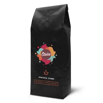 Etolia Ethiopia Sidamo Organic Washed 1kg cafea proaspat prajita boabe