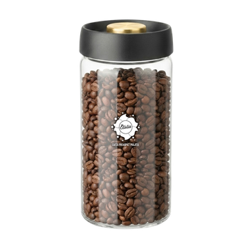 Etolia borcan sticla vacuum 1800ml, borcan vacuum cafea, borcan sticlă vacuum 1800 ml, recipient cafea boabe, recipient cafea măcinată, borcan sticlă borosilicată, borcan vacuum