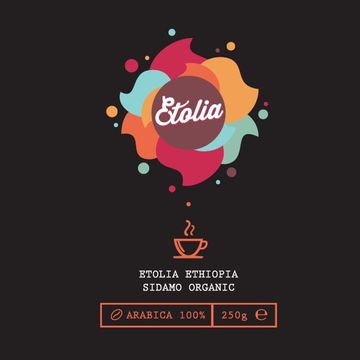 Etolia Ethiopia Sidamo Organic Washed 250g cafea proaspat prajita boabe