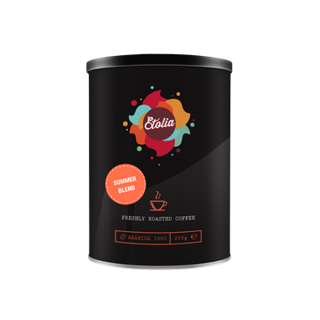 Etolia Summer Blend 250g cafea boabe proaspat prajita, cafea etolia 250g, cafea proaspat prajita, cafea origine, cafea boabe proaspat prajita, cafea etolia, etolia espresso, etolia summer blend