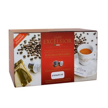 Excelsior Kilimangiaro 20 capsule cafea compatibile Nespresso