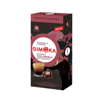 Gimoka Colombia 10 capsule cafea compatibile Nespresso, Gimoka Brasile 10 capsule cafea compatibile Nespresso, capsule nespresso, capsule compatibile, capsule cafea, capsule nespresso cafea, cafea nespresso, cafea ieftina capsule, cafea capsule kimbo, cap