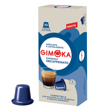 Gimoka Soave Decaf 10 capsule cafea compatibile Nespresso, capsule nespresso, capsule compatibile