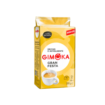 Gimoka Gran Festa cafea măcinată 250g, gimoka gran festa cafea macinata, cafea, cafea macinata, cafea ieftina, cafea macinataieftina, cafea gimoka, gimoka espresso, gimoka gran bar, cafea gimoka gran bar, cafea gimoka italiana, espresso gimoka, cafea ital