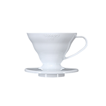 Hario dripper V60 VD-01W palnie plastic alba marimea 01 