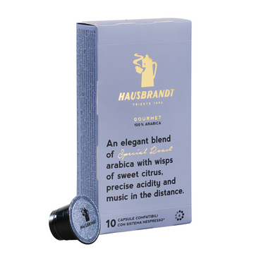 Hausbrandt Gourmet 100% Arabica 10 capsule compatibile Nespresso