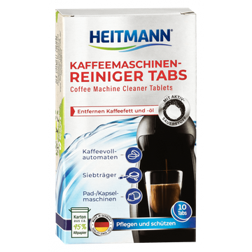 Heitmann pastile curatare aparat cafea 10 buc., pastile curatare aparat cafea, decalcifiere aparat cafea, pastile degresare aparat cafea, pastile Heitmann