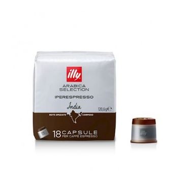 Illy Iperespresso Monoarabica India 18 capsule, capsule illy monoarabica, capsule illy origini, capsule illy classico, capsule cafea, capsule illy, capsule iperespresso,  cafea capsule illy, illy espresso capsule, capsule illy espresso, capsule iperespres