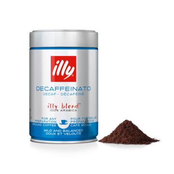 Illy Espresso Decaf 250g cafea macinata decofeinizata