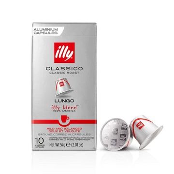 Illy Classico Lungo 10 capsule compatibile Nespresso, capsule illy, cafea boabe illy, espressor capsule illy, illy cafea, illy dark roast, illy espresso dark, illy ethiopia, illy guatemala, illy iperespresso, illy monoarabica