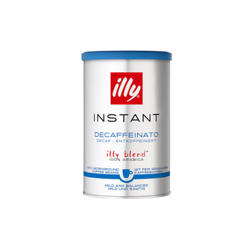Illy Decaf, Illy Decaf cafea instant, cafea instant decofeinizata, cafea instant fara cofeina, cafea solubila decofeinizata, cafea decofeinizata 95g, Illy Decaf 95g, cafea instant 95g, cafea Illy, cafea instant premium