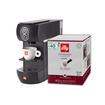 espressor capsule ese, espressor monodoze ese, illy espressor, illy aparat cafea, illy ese, aparat easy serving espresso, Illy Easy Dose espressor cialde ESE negru