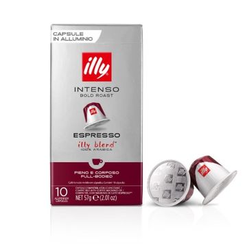 Illy Intenso 10 capsule compatibile Nespresso, capsule illy, cafea boabe illy, espressor capsule illy, illy cafea, illy dark roast, illy espresso dark, illy ethiopia, illy guatemala, illy iperespresso, illy monoarabica