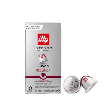 Illy Intenso Lungo 10 capsule compatibile Nespresso, capsule illy lungo, illy intenso, illy intenso lungo, capsule illy, cafea boabe illy, espressor capsule illy, illy cafea, illy dark roast, illy espresso dark, illy ethiopia, illy guatemala, illy iperesp