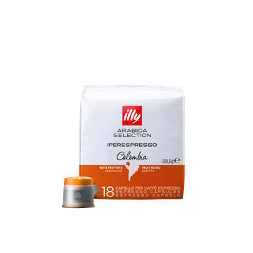 Illy Iperespresso Colombia 18 capsule, capsule cafea, capsule illy, capsule iperespresso,  cafea capsule illy, illy espresso capsule, capsule illy espresso, capsule iperespresso intenso, 18 capsule illy, illy espresso forte, illy 18 capsule